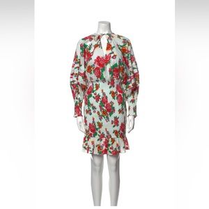 NWT Rhode floral print mini dress